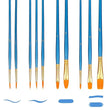 Sizes Brush set for painting by numbers