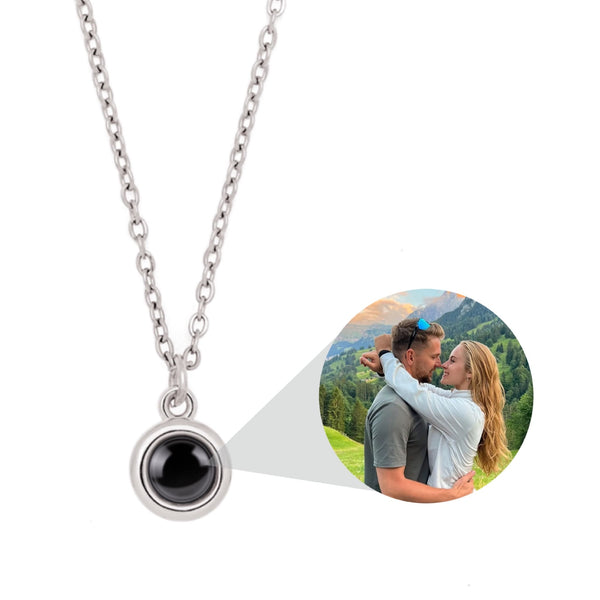 Custom Sunflower Photo Projection Necklace Sterling Silver – BIRTHSTONES  JEWELRY INC